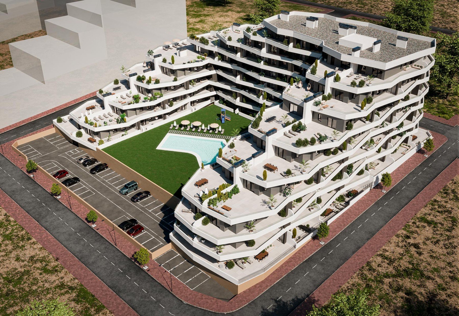 Appartamento a San Miguel de Salinas, Alicante, Spagna 3 camere da letto, 80 mq. N° 112290