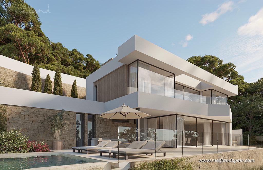 Villa in Benissa, Alicante, Spain 4 bedrooms, 436 sq.m. No. 173474