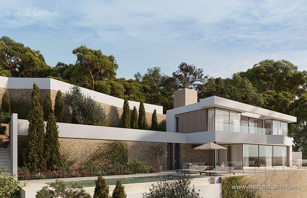 Villa in Benissa, Alicante, Spain 4 bedrooms, 436 sq.m. No. 173474
