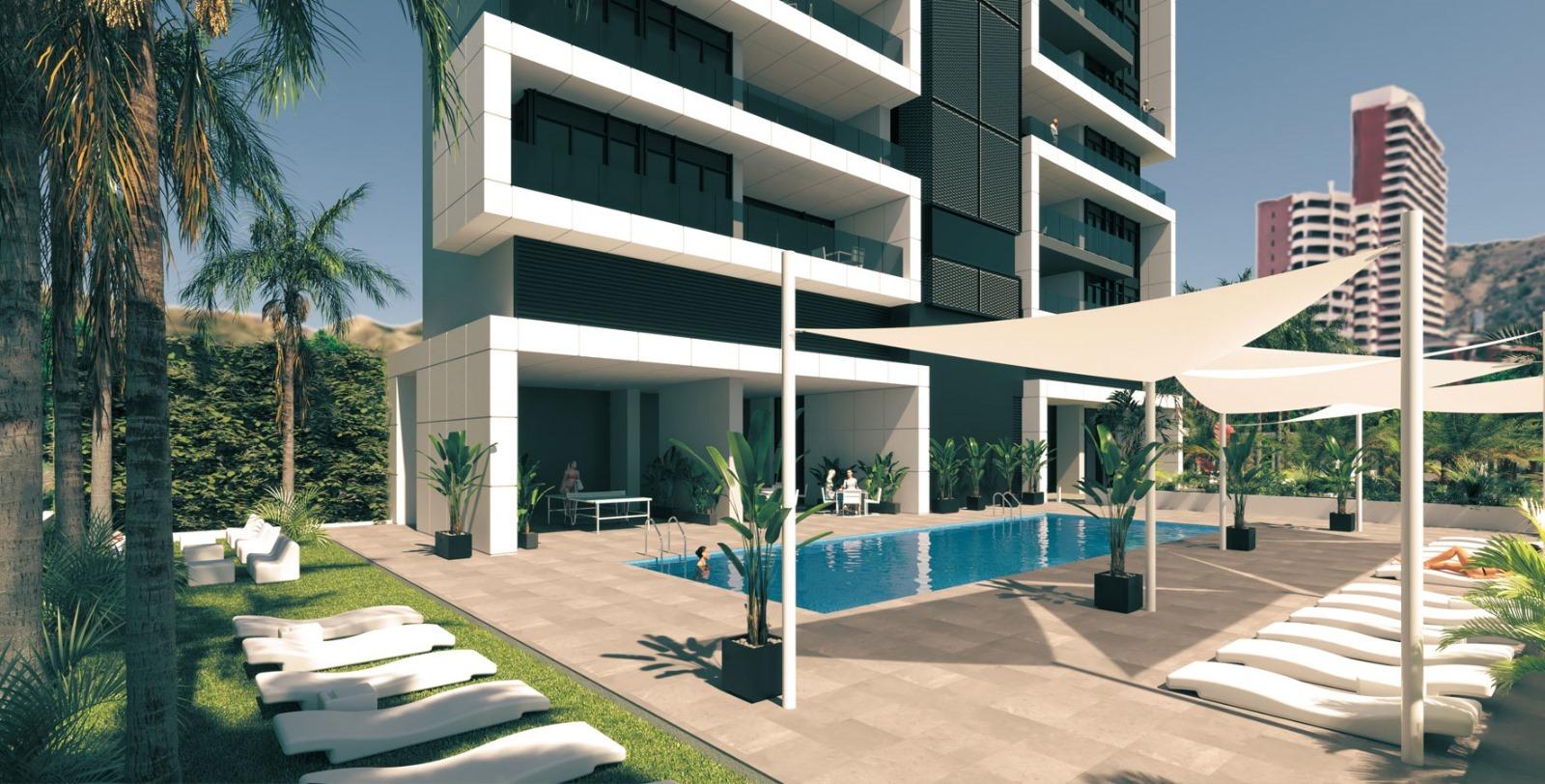 Apartment in Benidorm, Alicante, Spain 2 bedrooms, 90 sq.m. No. 165352