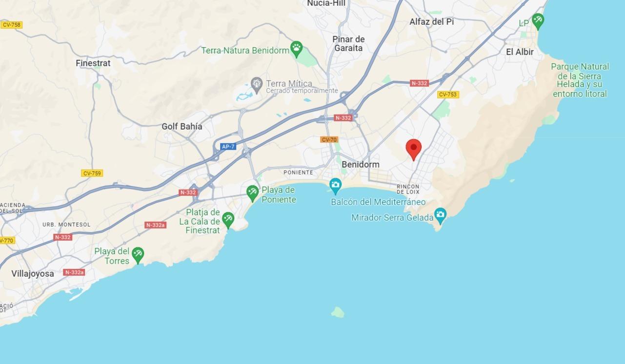Apartment in Benidorm, Alicante, Spain 2 bedrooms, 90 sq.m. No. 165352