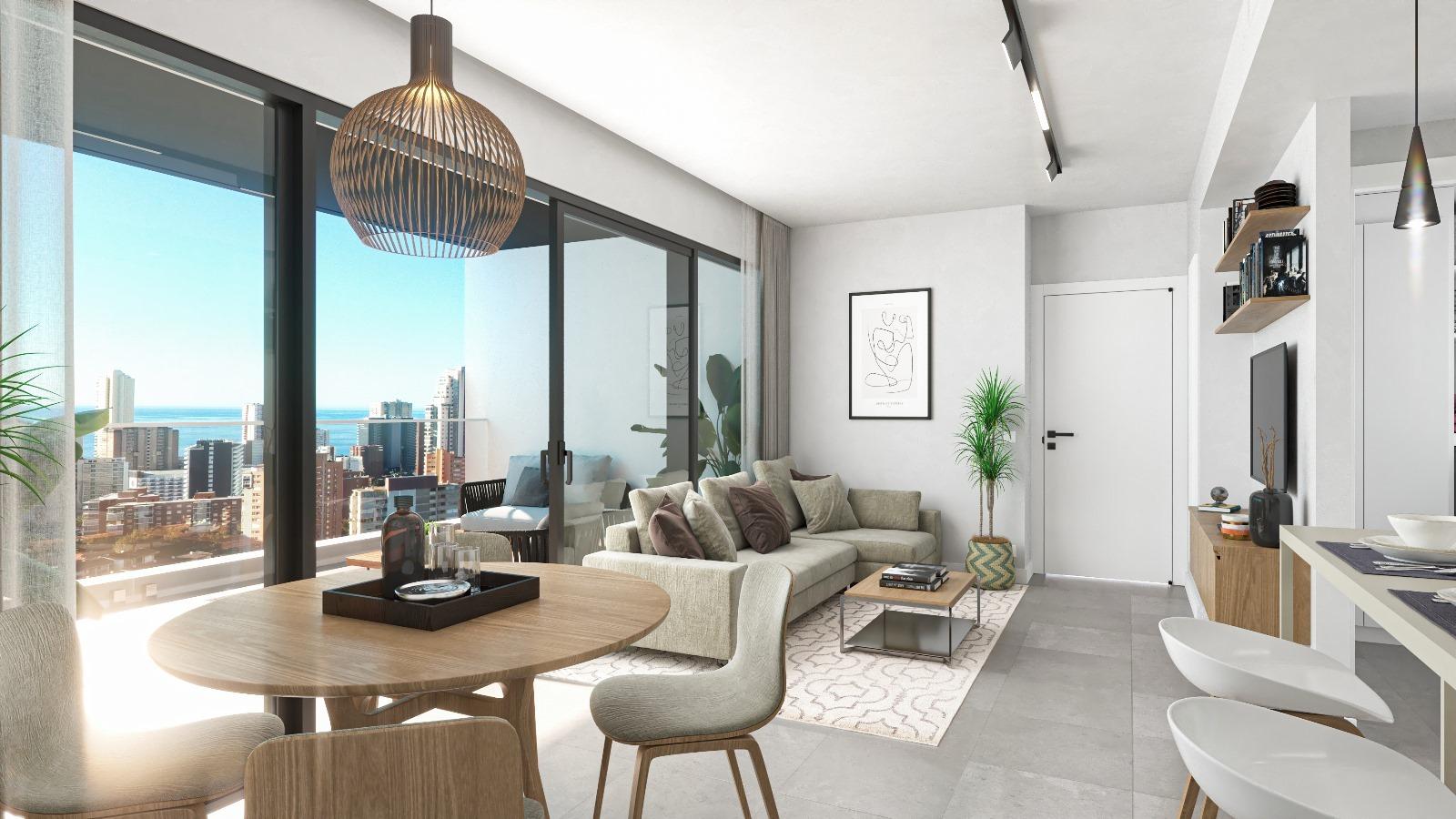 Apartment in Benidorm, Alicante, Spain 2 bedrooms, 90 sq.m. No. 165352