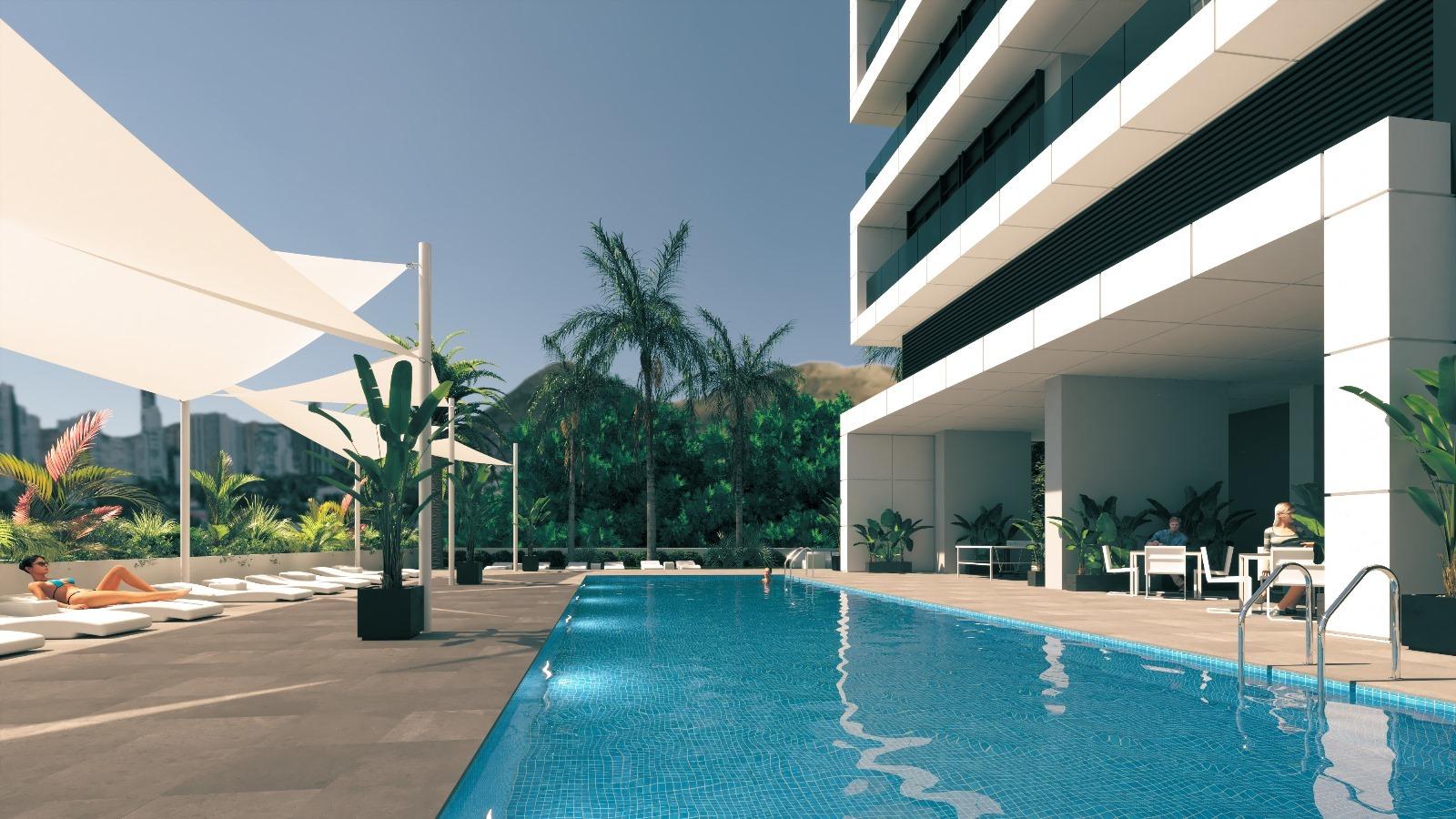 Apartment in Benidorm, Alicante, Spain 2 bedrooms, 90 sq.m. No. 165352