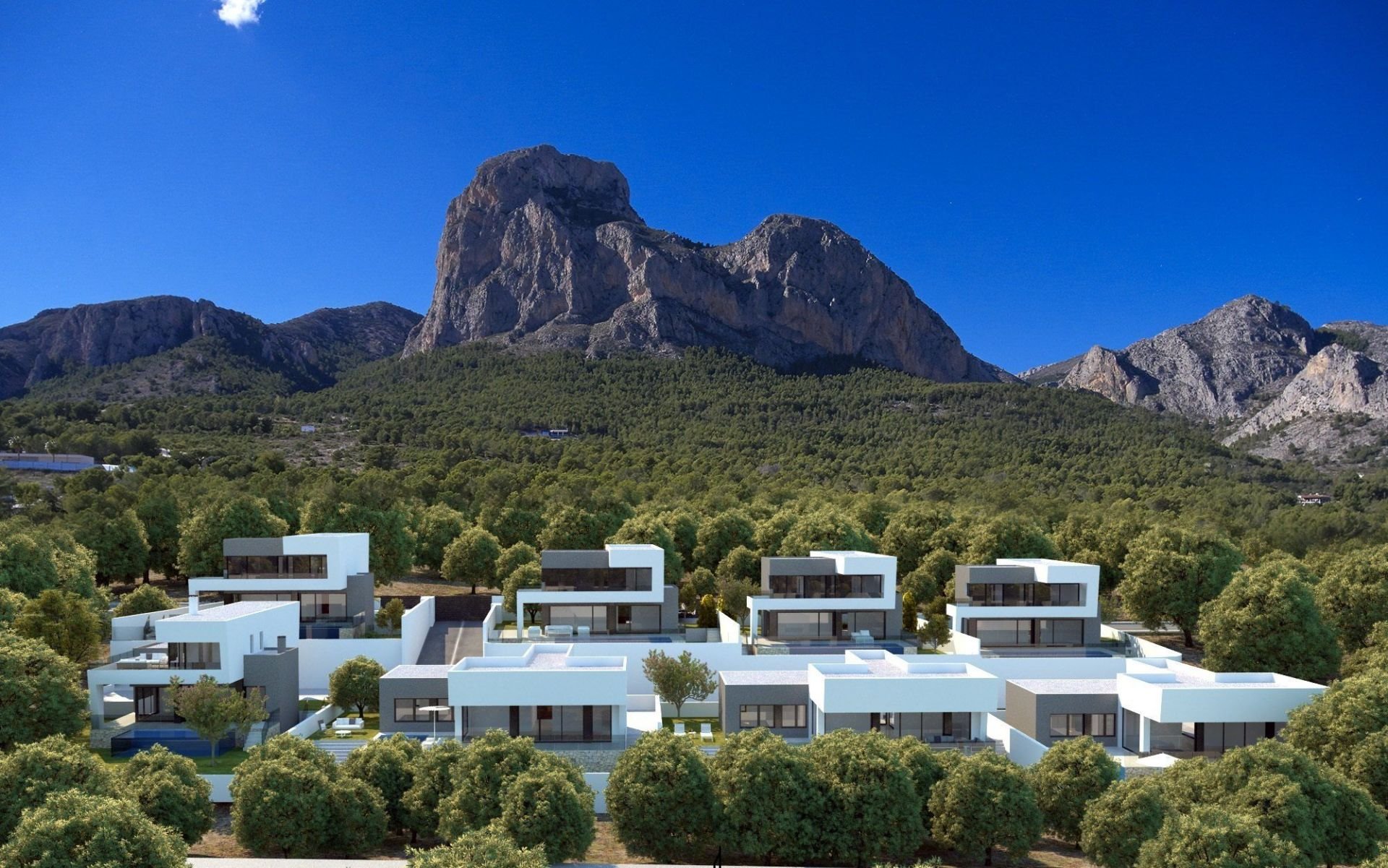 Hus i Polop, Alicante, Spanien 3 sovrum, 204 kvm. Nr. 95802