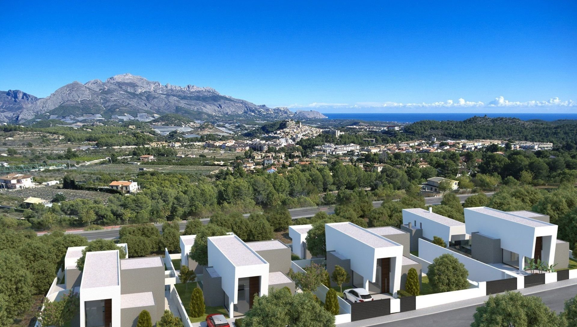 Hus i Polop, Alicante, Spanien 3 sovrum, 204 kvm. Nr. 95802
