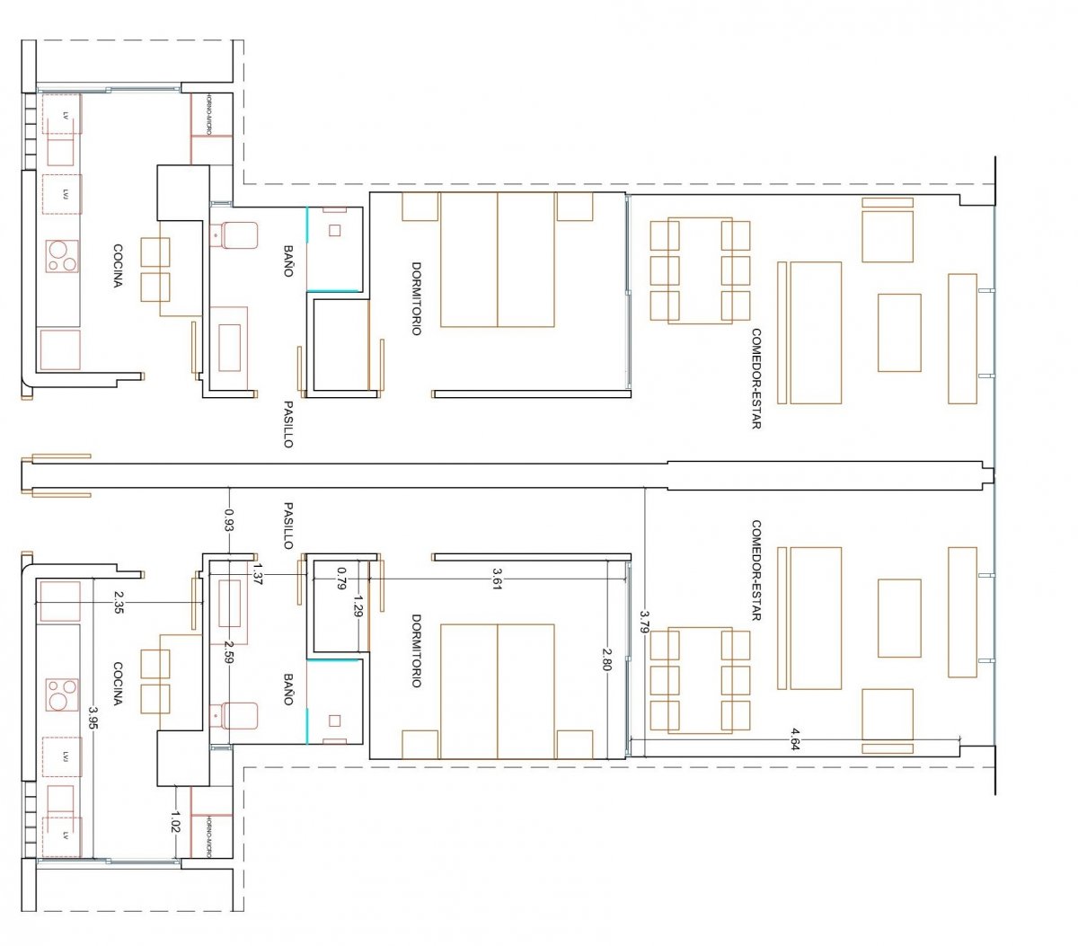 Wohnung in Benidorm, Alicante, Spanien 1 Schlafzimmer, 59 m2 Nr. 164977