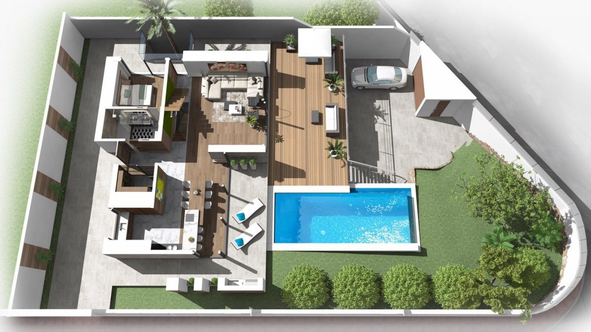Villa in Ciudad Quesada, Alicante, Spanien 1 Schlafzimmer, 350 m2 Nr. 164971