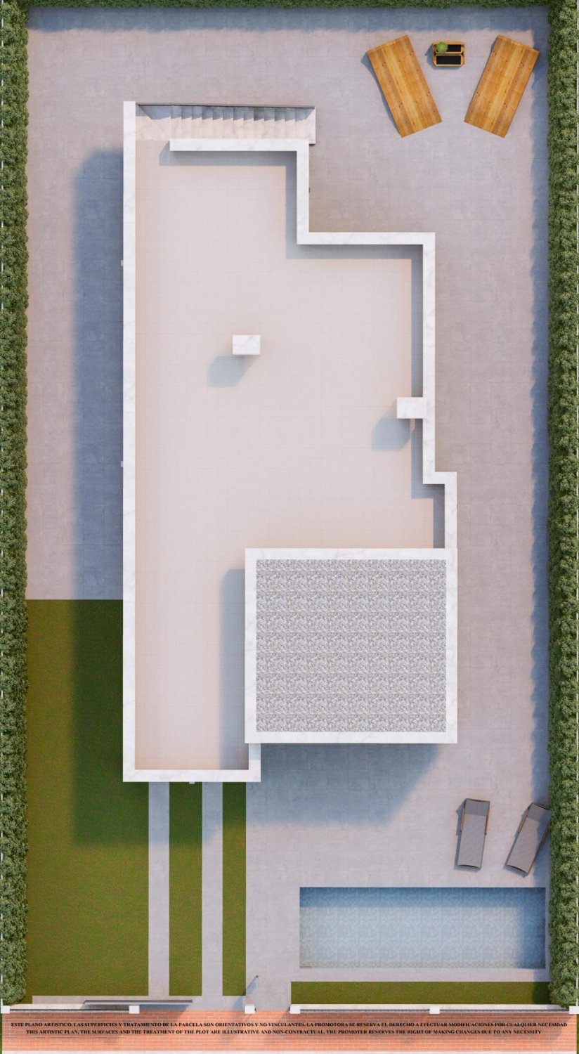 Villa in Los Alcazares, Murcia, Spanien 3 Schlafzimmer, 108 m2 Nr. 75938