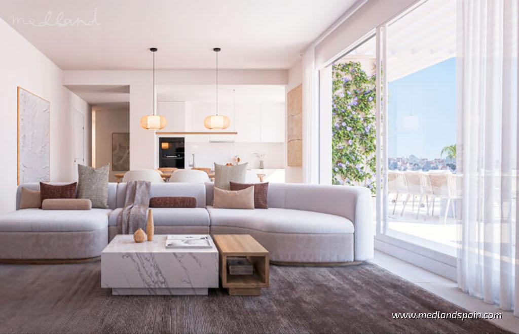 Appartamento a Estepona, Malaga, Spagna 3 camere da letto, 140 mq. N° 146787