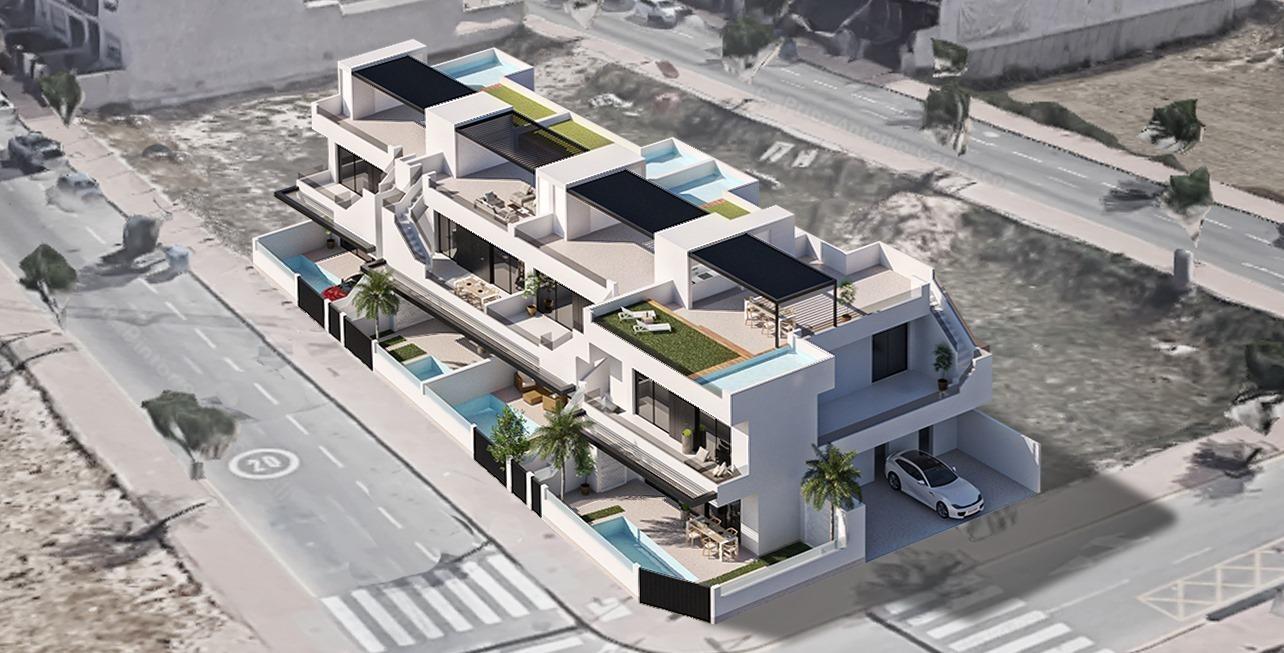 Bungalow in Las Esperanzas, Murcia, Spain 3 bedrooms, 87 sq.m. No. 98619