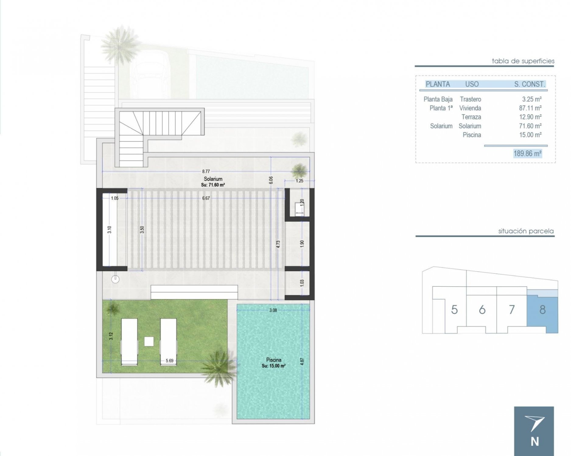 Bungalow in Las Esperanzas, Murcia, Spain 3 bedrooms, 87 sq.m. No. 98619