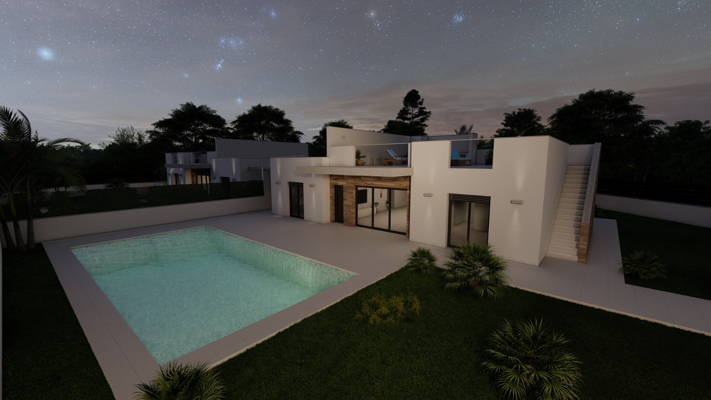 Villa i Roldan, Murcia, Spanien 4 sovrum, 140 kvm. Nr. 80837