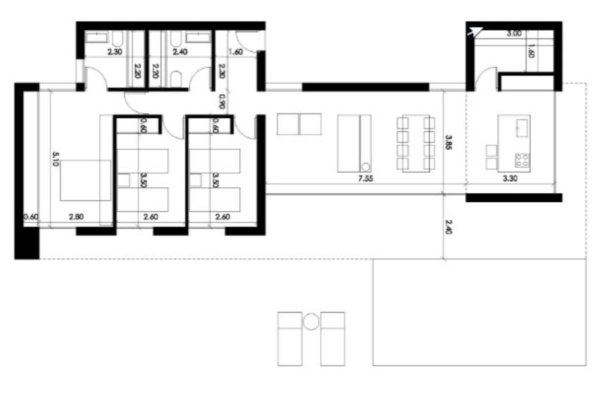 Villa Denia, Alicante, Spānijā 3 istabas, 165 m2 Nr. 80688