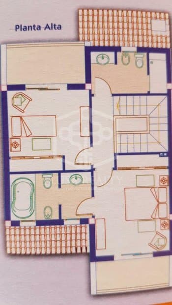 Radhus i Adeje, Tenerife, Spanien 3 sovrum, 272 kvm. Nr. 111047