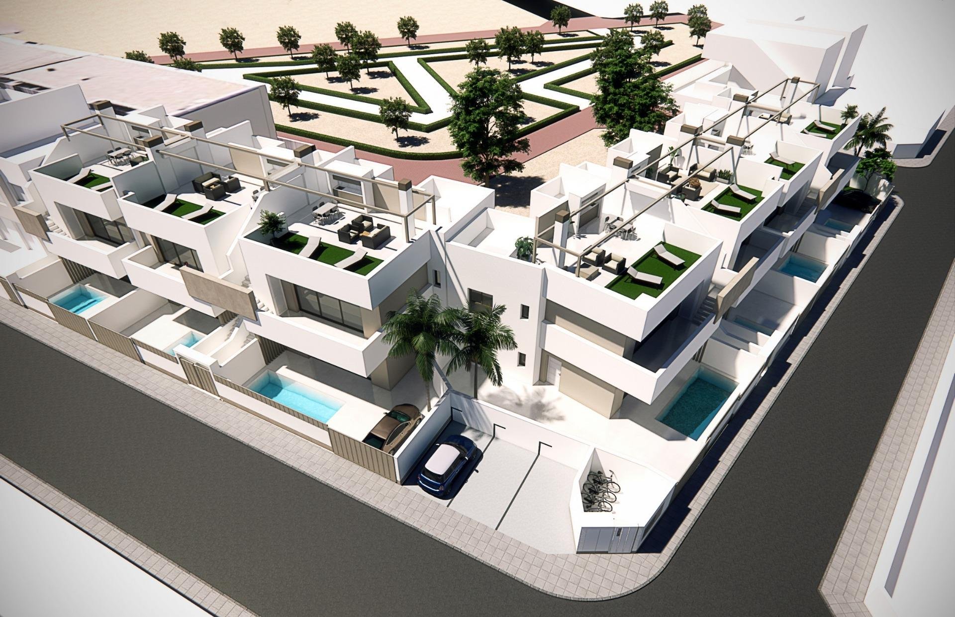 Bungalo Pilar de la Horadada, Alicante, Spānijā 2 istabas, 93 m2 Nr. 161202