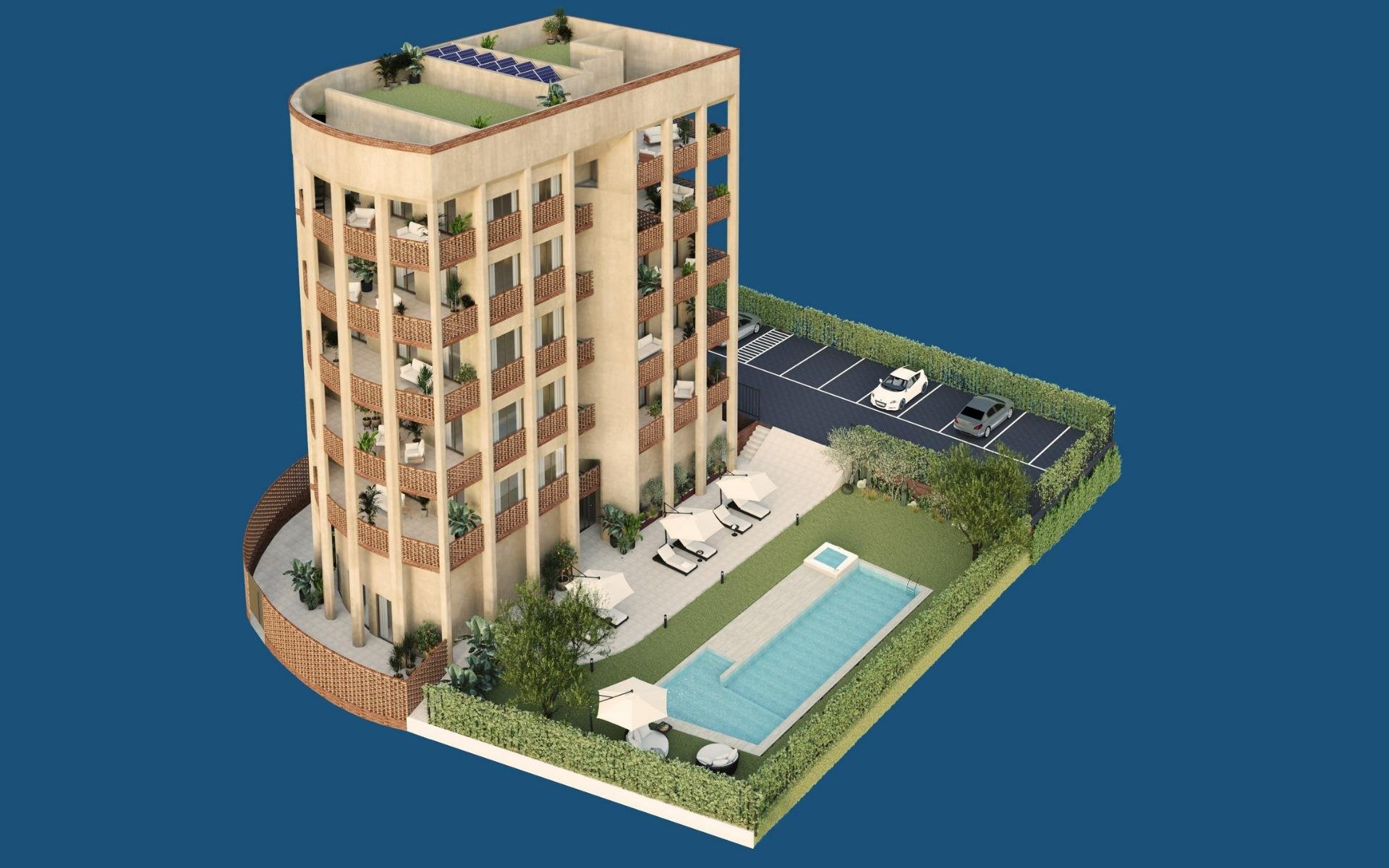 Apartment à Villajoyosa, Alicante, Espagne 3 chambres, 83 m2 No. 141532