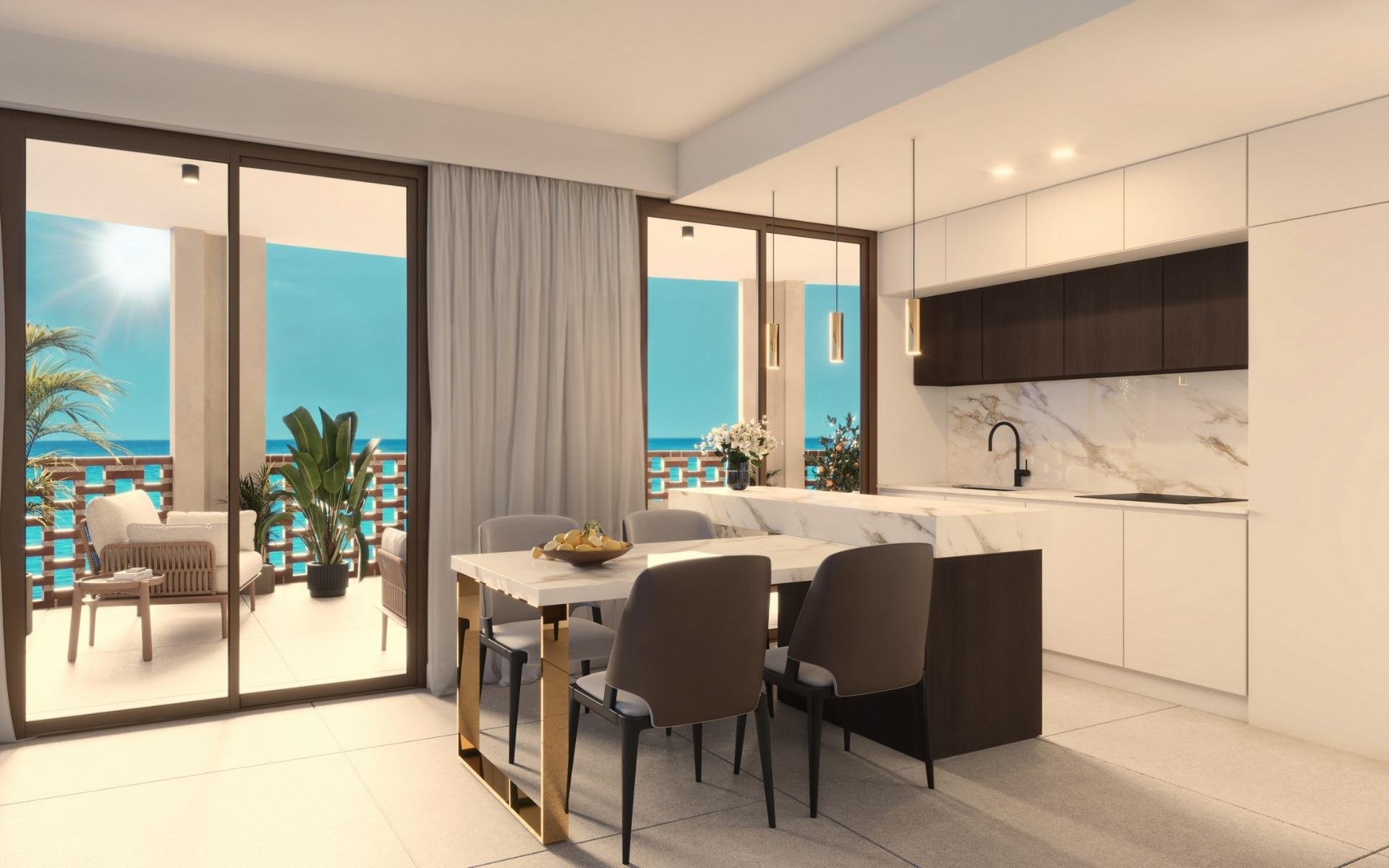 Apartment à Villajoyosa, Alicante, Espagne 3 chambres, 83 m2 No. 141532