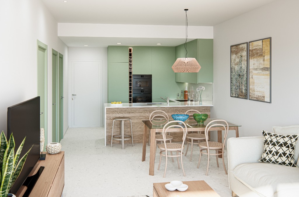 Apartamento en Los Alcázares, Murcia, España 2 dormitorios, 69 m2 No. 145120