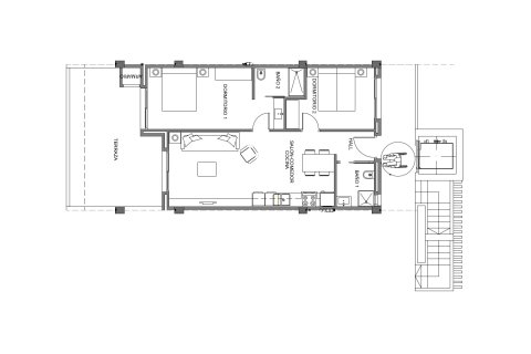 Layout 2 bedrooms, 86.4 sq.m. in OASIS LAGUNA 3 in Guardamar del Segura, Spain No. 164818