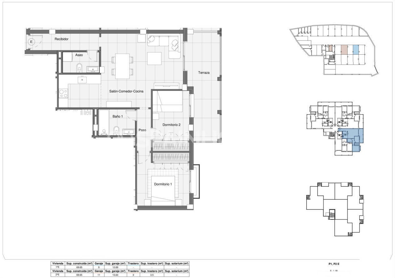 Penthouse w Bigastro, Alicante, Hiszpania 2 sypialnie, 61 mkw. nr 148732