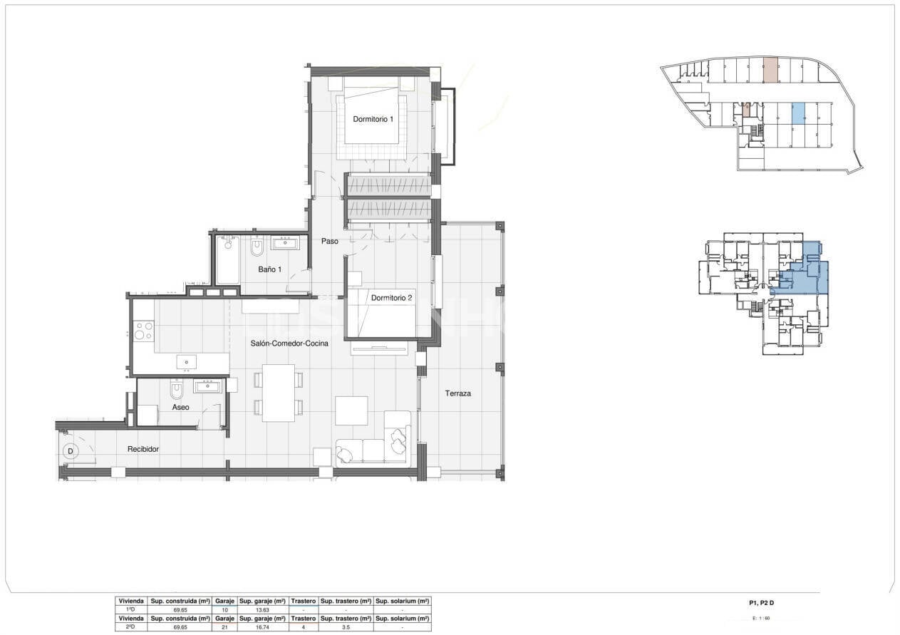 Penthouse w Bigastro, Alicante, Hiszpania 2 sypialnie, 61 mkw. nr 148732