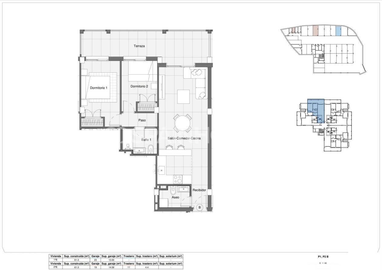 Penthouse w Bigastro, Alicante, Hiszpania 2 sypialnie, 61 mkw. nr 148732