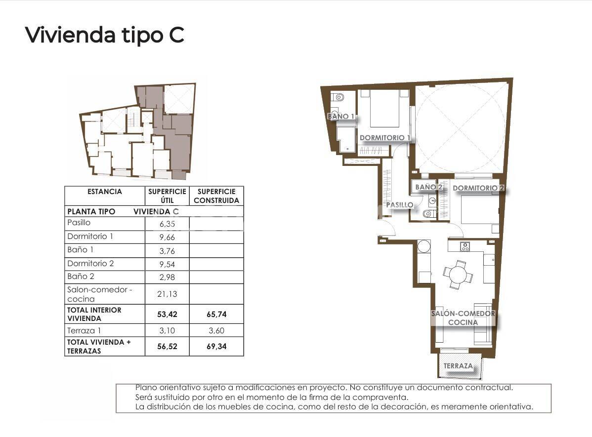 Huoneisto Torrevieja, Alicante, Espanja 1 makuuhuone, 38 m2 No. 148735