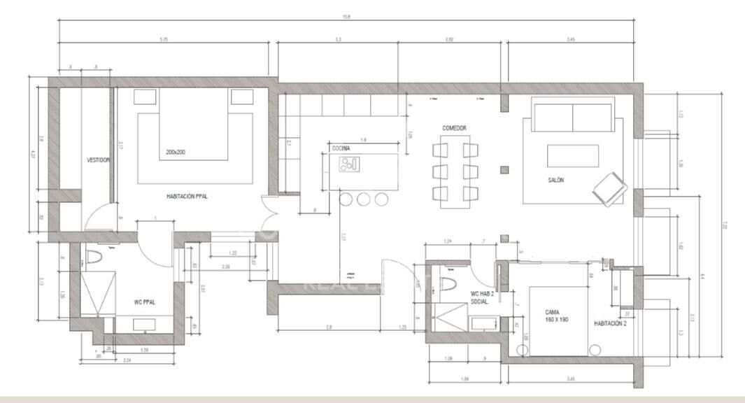 Apartament w Madrid, Hiszpania 2 sypialnie, 117 mkw. nr 157182