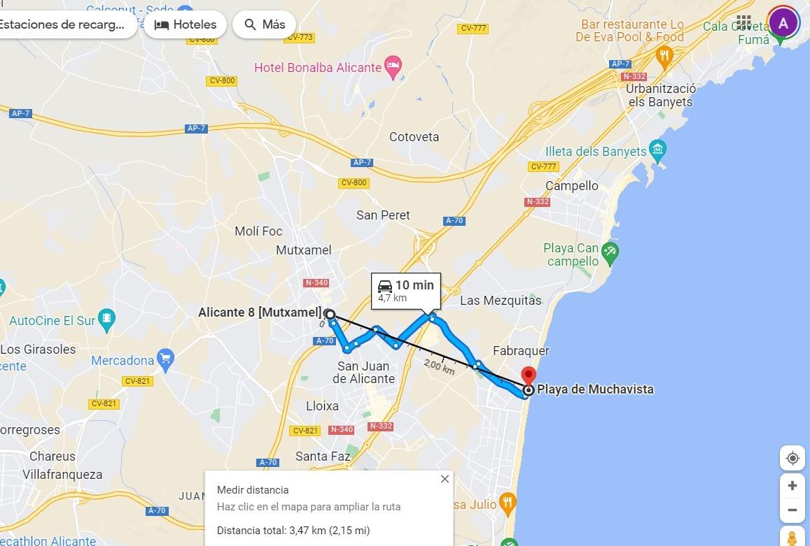 Parcela en Mutxamel, Alicante, España 1749 m2 No. 165174