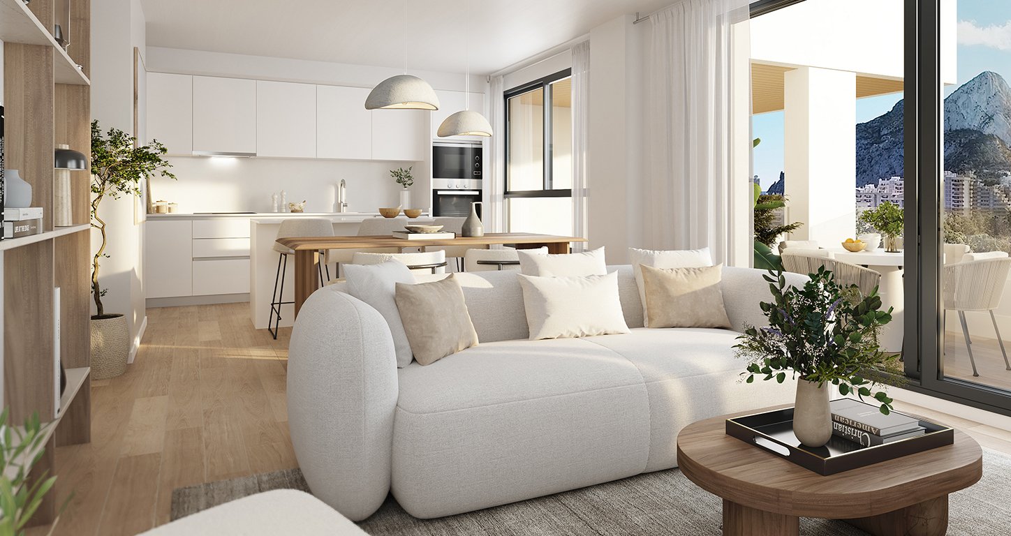 Apartment in Calpe, Alicante, Spain 3 bedrooms, 111 sq.m. No. 99580