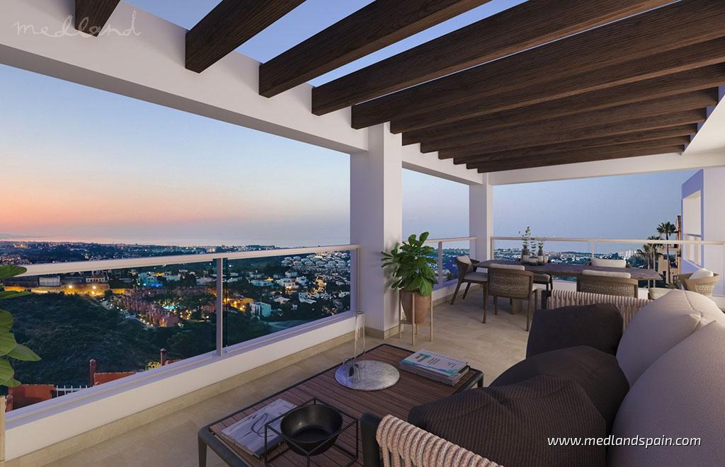 Lägenhet i Benahavis, Malaga, Spanien 2 sovrum, 103 kvm. Nr. 105350