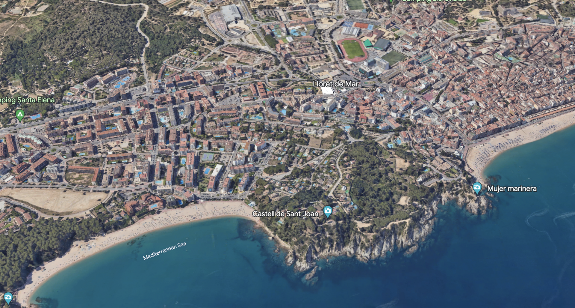 Tomt i Lloret de Mar, Girona, Spanien Nr. 81480
