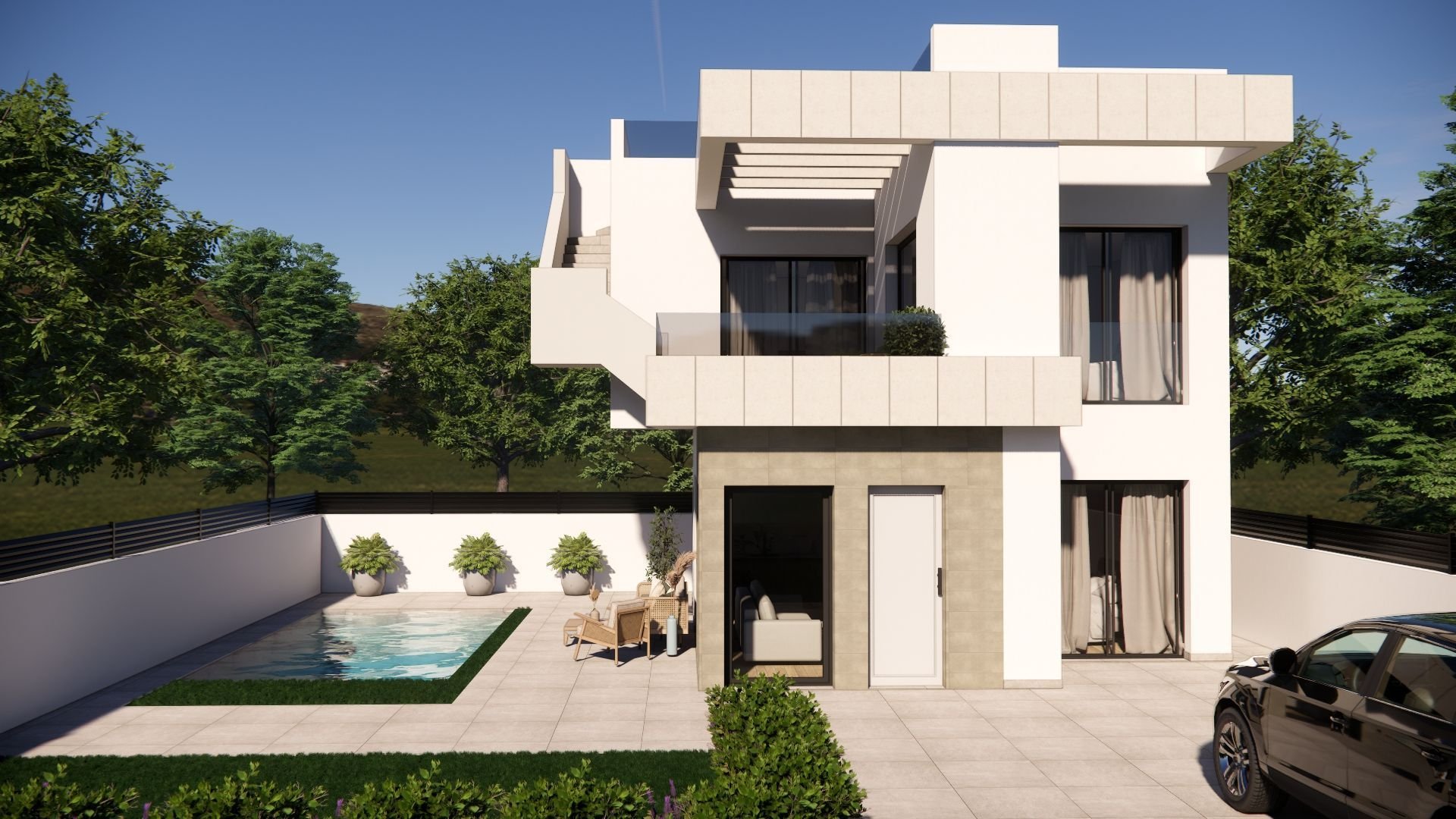 Сasa en Los Montesinos, Alicante, España 3 dormitorios, 90 m2 No. 95676