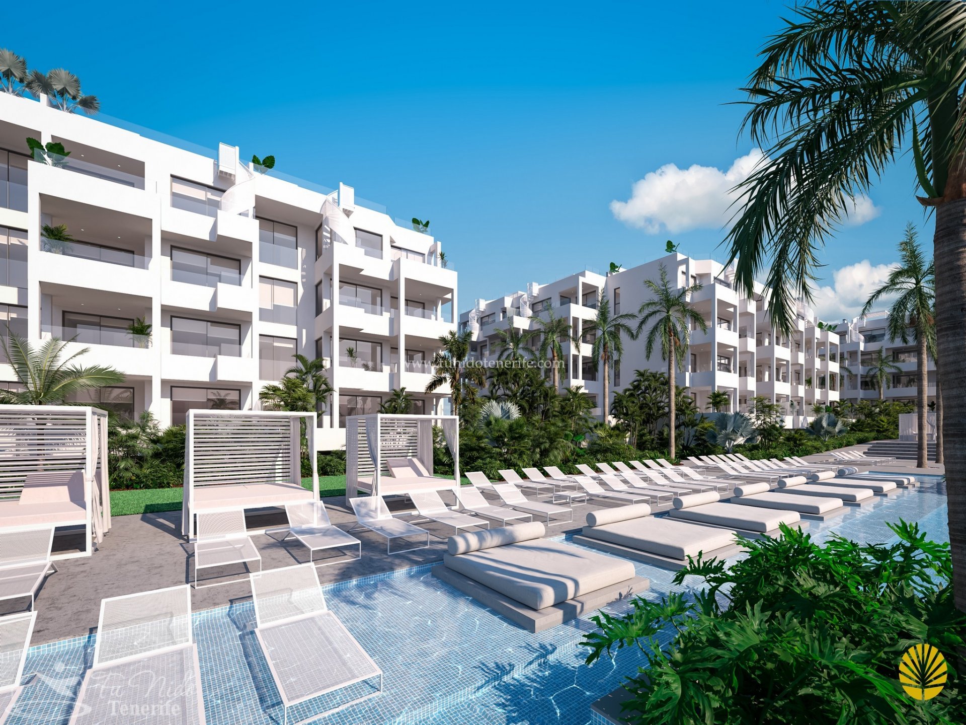 Wohnung in Palm-Mar, Tenerife, Spanien 2 Schlafzimmer, 99 m2 Nr. 82070