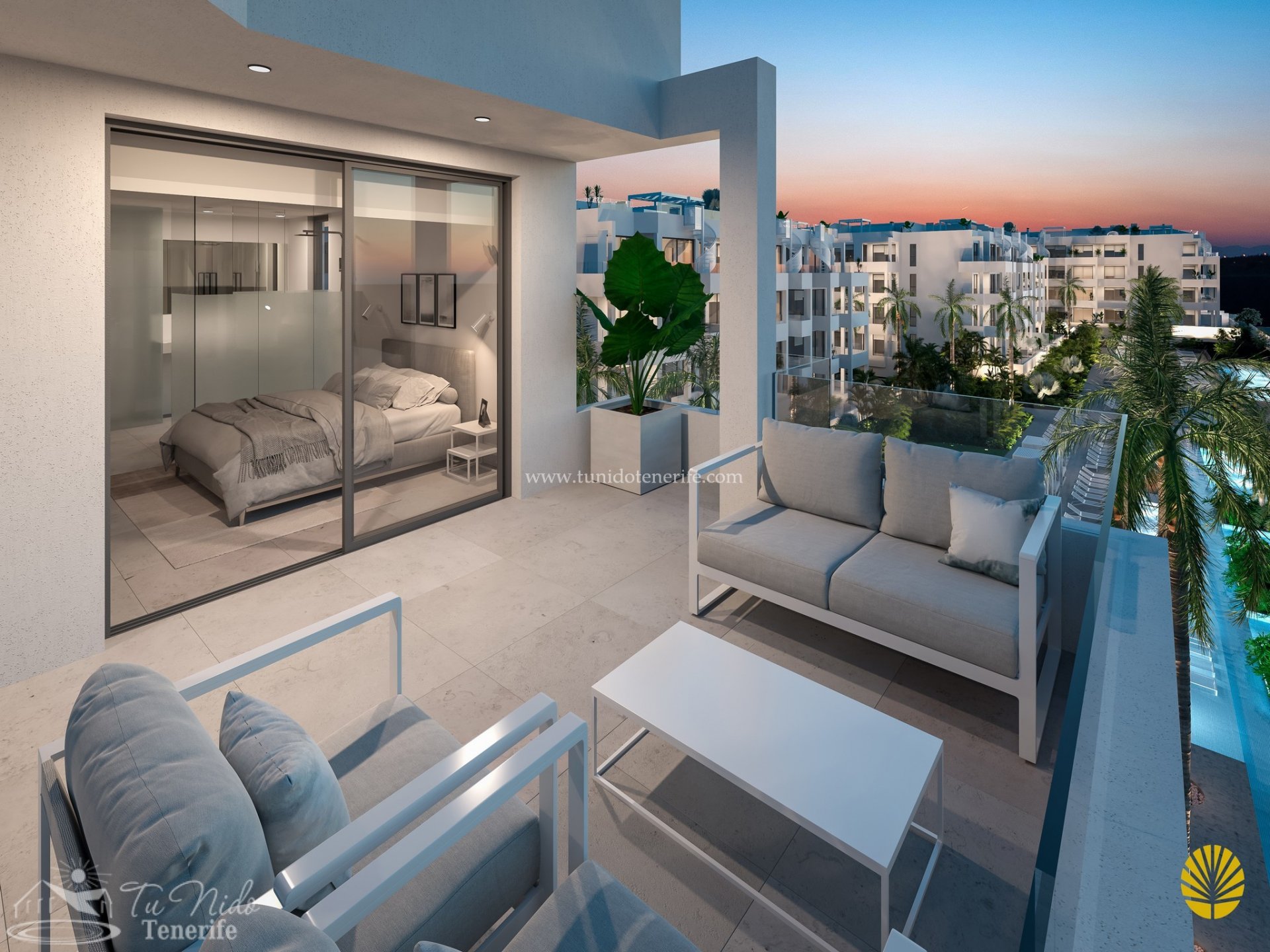Wohnung in Palm-Mar, Tenerife, Spanien 2 Schlafzimmer, 99 m2 Nr. 82070