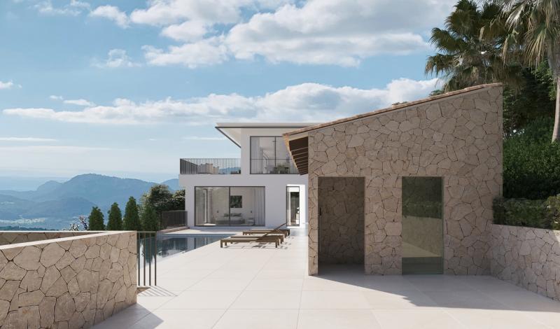 Villa in Puigpunyent, Mallorca, Spanien 4 Schlafzimmer,  Nr. 103190
