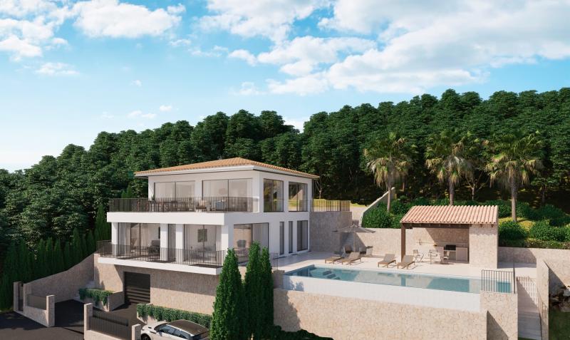 Villa in Puigpunyent, Mallorca, Spanien 4 Schlafzimmer,  Nr. 103190