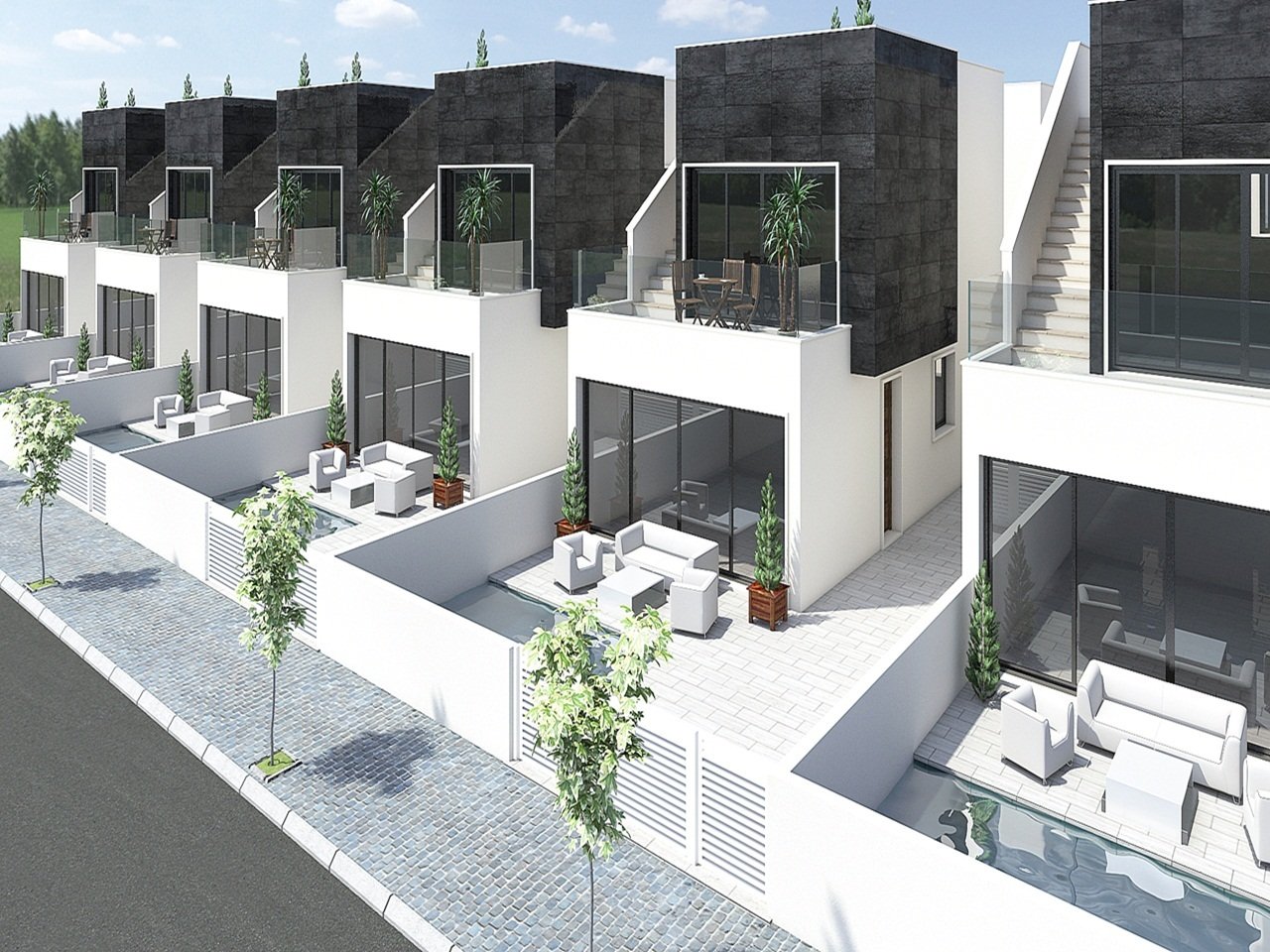 Talo San Pedro del Pinatar, Murcia, Espanja 3 makuuhuonetta, 108 m2 No. 23181
