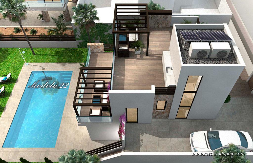Villa in Rojales, Alicante, Spain 3 bedrooms, 124 sq.m. No. 9371
