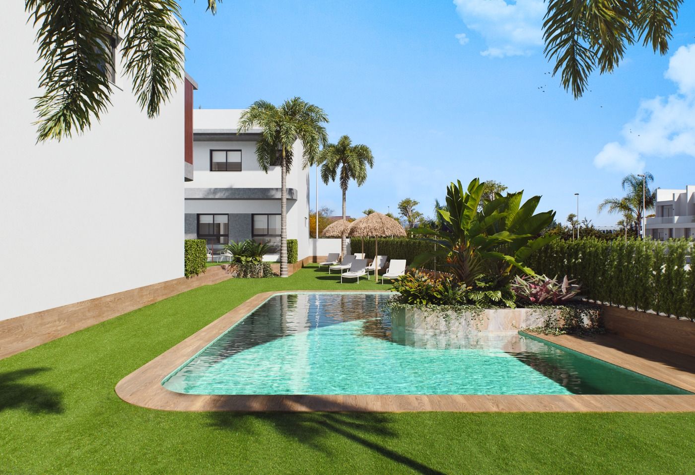 Bungalowi Pilar de la Horadada, Alicante, Espanja 2 makuuhuonetta, 70 m2 No. 103579