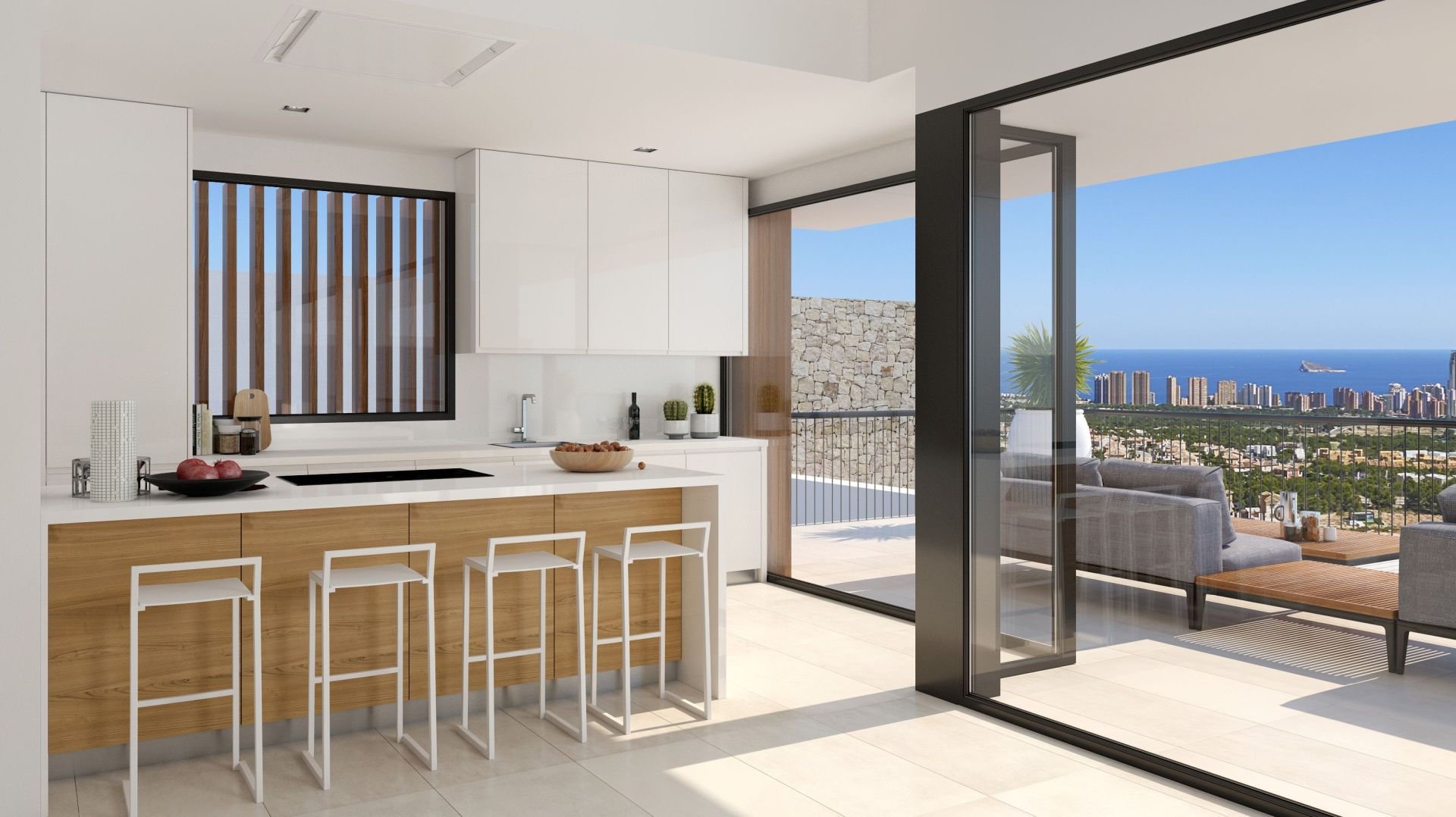 Huvila Finestrat, Alicante, Espanja 4 makuuhuonetta, 260 m2 No. 95775