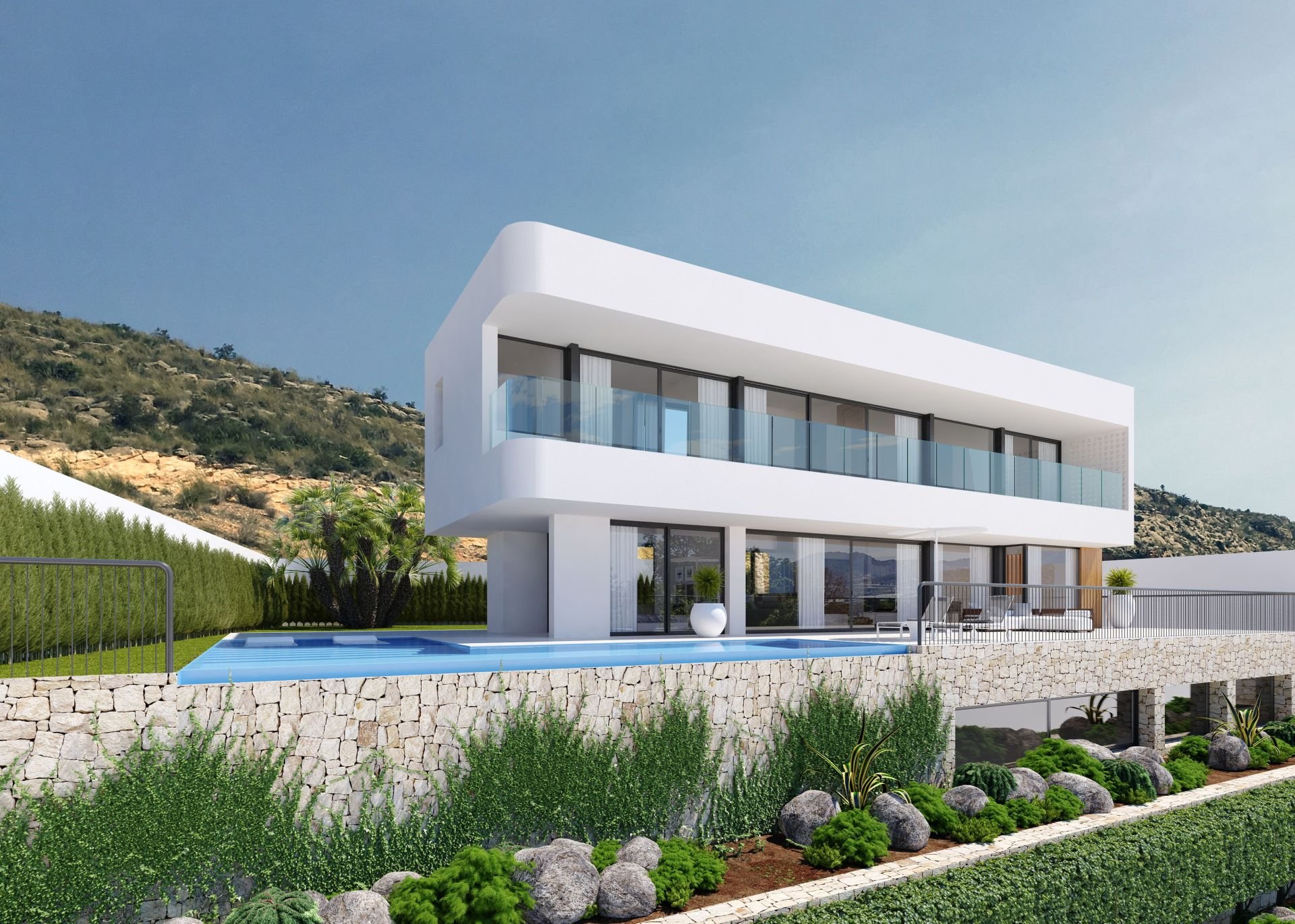 Huvila Finestrat, Alicante, Espanja 4 makuuhuonetta, 260 m2 No. 95775
