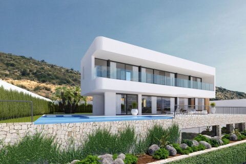 Huvila Finestrat, Alicante, Espanja 4 makuuhuonetta, 260 m2 No. 95775