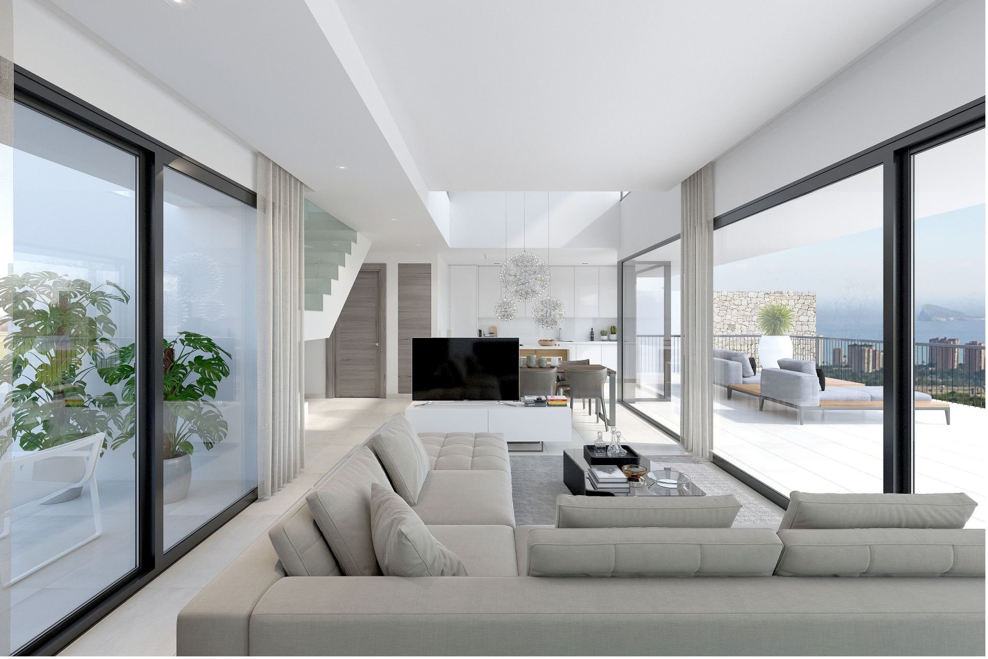 Huvila Finestrat, Alicante, Espanja 4 makuuhuonetta, 260 m2 No. 95775