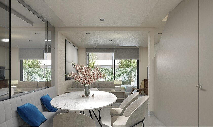 Kaupunkipientalo Pilar de la Horadada, Alicante, Espanja 2 makuuhuonetta, 90 m2 No. 103673