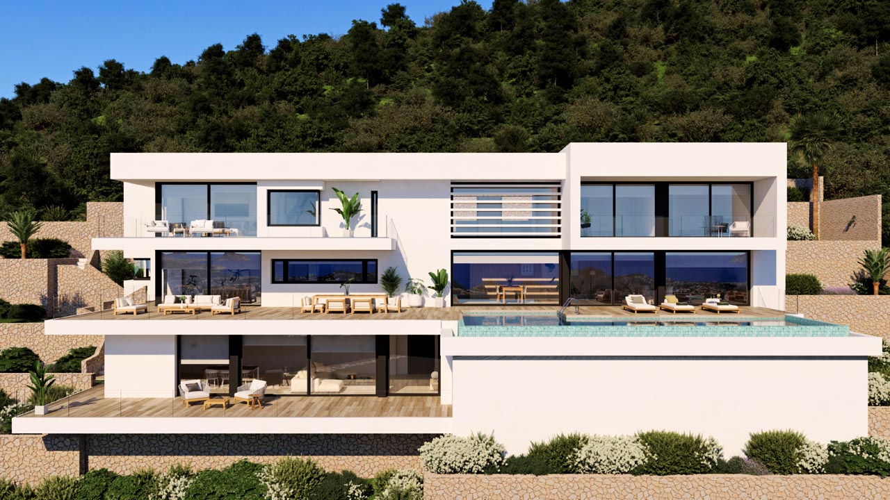 Māja Benitachell, Alicante, Spānijā 5 istabas, 1401 m2 Nr. 101602