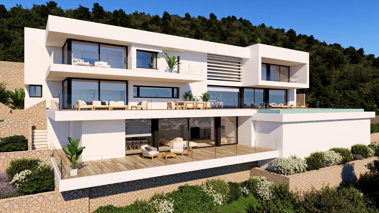 Māja Benitachell, Alicante, Spānijā 5 istabas, 1401 m2 Nr. 101602