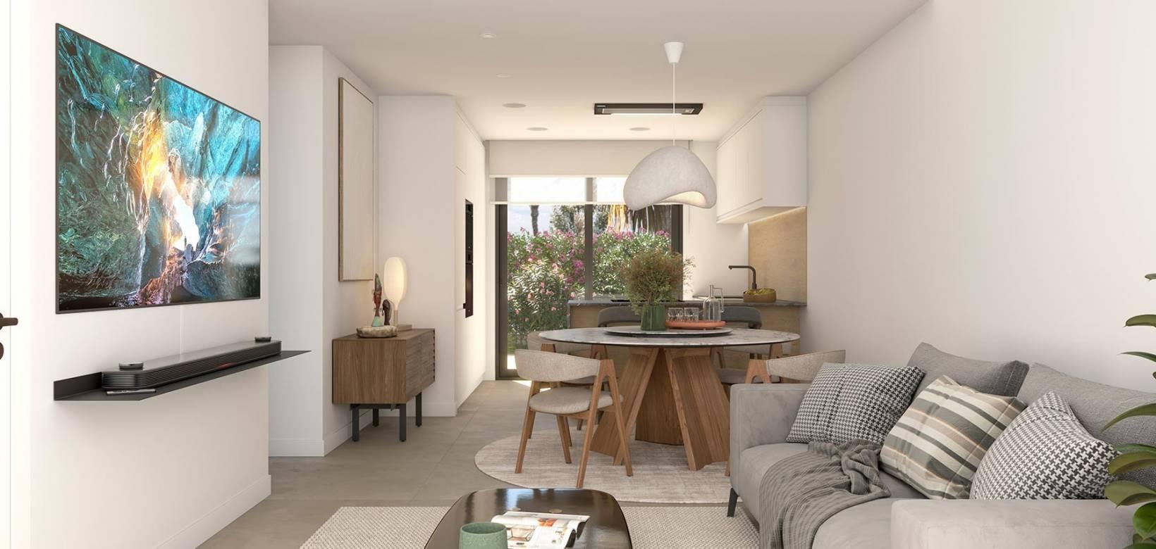 Bungalow i Alicante, Spanien 3 sovrum, 110 kvm. Nr. 111268