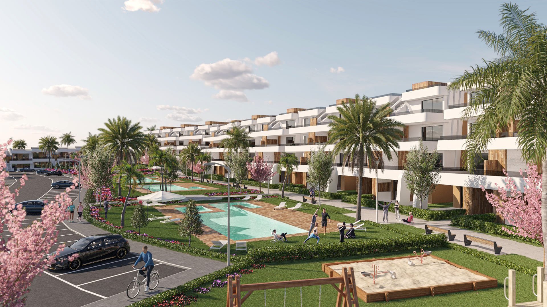 Lägenhet i Alhama Nature Resort, Alhama de Murcia, Murcia, Spanien 2 sovrum, 88.39 kvm. Nr. 91208