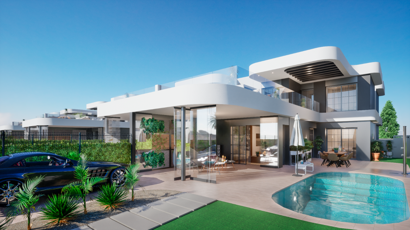 Villa en Los Alcázares, Murcia, España 3 dormitorios, 141 m2 No. 90182